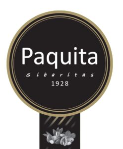 Logotipo productos frutos secos Paquita