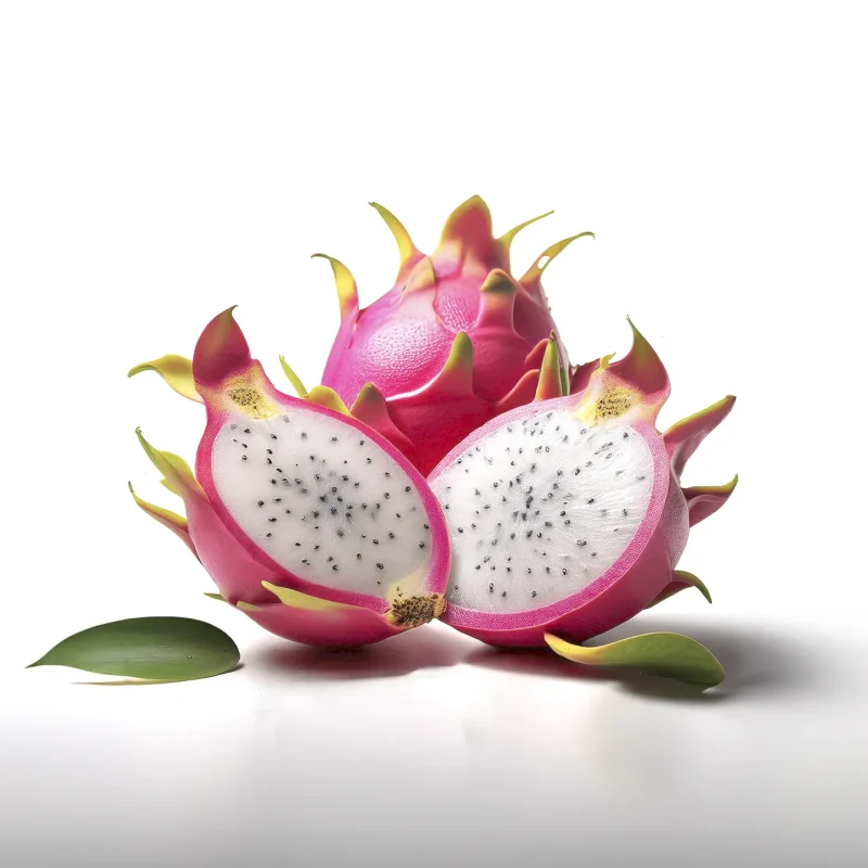 Pitahaya roja y blanca