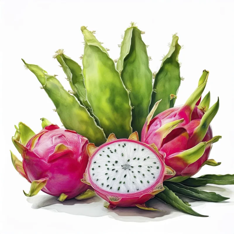 esquejes de pitahaya - fruta del dragon